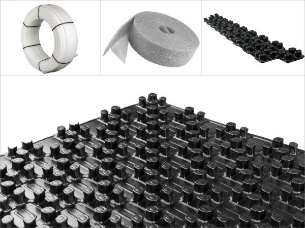 Ratiodämm Noppenplattensystem Fußbodenheizung Komplettpaket