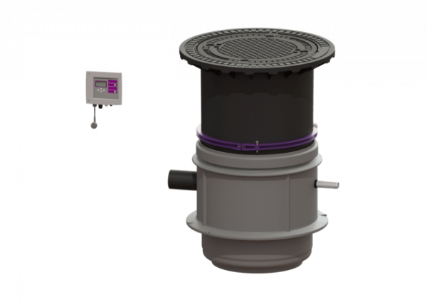 KESSEL Pumpstation Aquapump Medium Tronic, GTF 600, 800-1250 mm, Klasse D