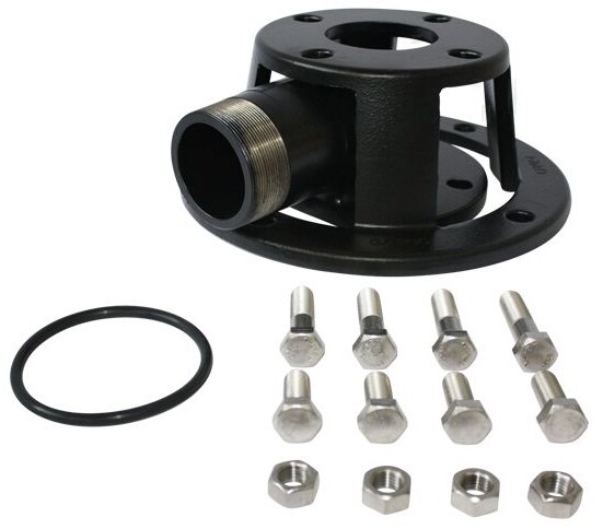 Grundfos Bodenstützring GG m 90Gr Flanschbogen DN 80/DN 80/3"