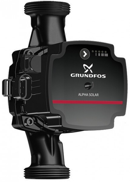 Grundfos Umwälzpumpe ALPHA Solar elektr gereg. PN 10 180mm Typ 25 75 Rp 1