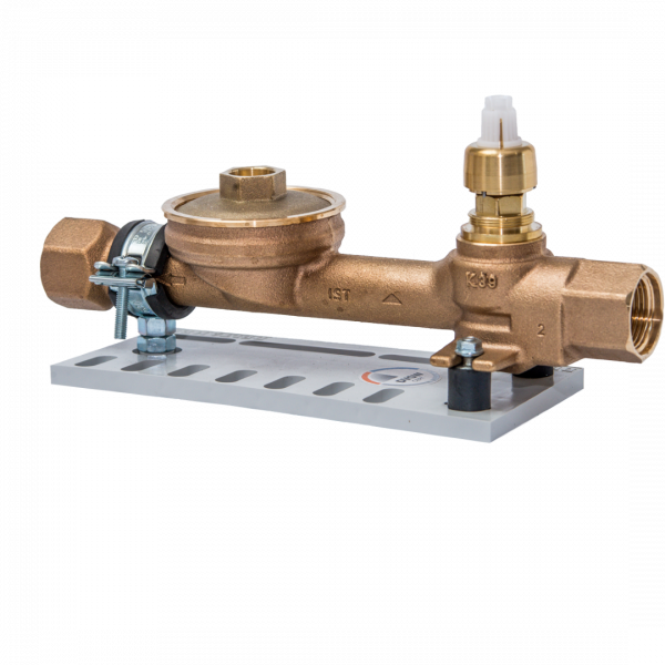 DELTAMESS Traverse Koax 2, 3/4" IG Rotguss Wasserzähler Trav.