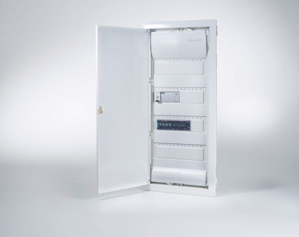 EMPUR EMPUR Geniax Elektro-Komplettverteiler 4-Reihen, mit Netzteil 4,2 A, UP-Schrank