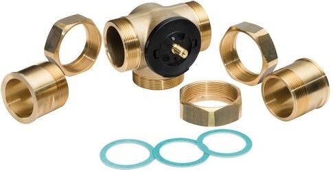 Junkers Bosch 3 Wege Mischventil VRG 50.1 DN 50, Kvs = 65, mit Außengewinde 2 1/4"
