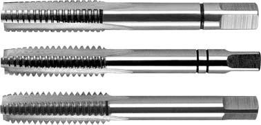 Handgewindebohrer-Satz DIN352 HSS M27 FORTIS