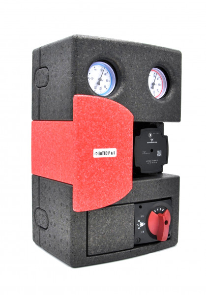 EnTEC P & L DN25 Rücklaufanhebung - Konstantwert elektronisch - Grundfos UPM3 Hybrid 25-70 180 (iPWM