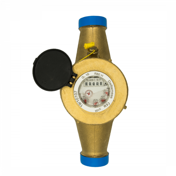 DELTAMESS Mehrstrahl-Hauswasserzähler,horizont. MNK 16 H, 2 AG, 300 mm, Q3 16,0 m3/h