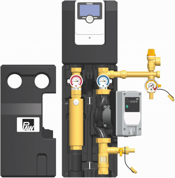 PAW SolarBloC maxi Basic 2-Strang FlowMe Regler SC2.3 Wilo Para MAXO 25-180-11-