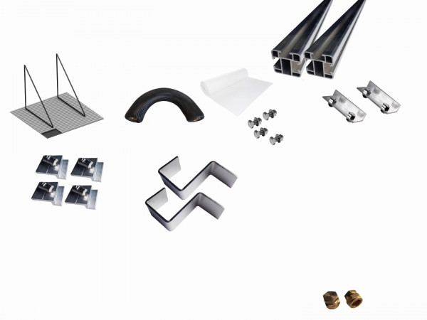 Thermic Energy Montagepaket 1er Erweiterung FK253 Flachdachaufständerung 45Grad