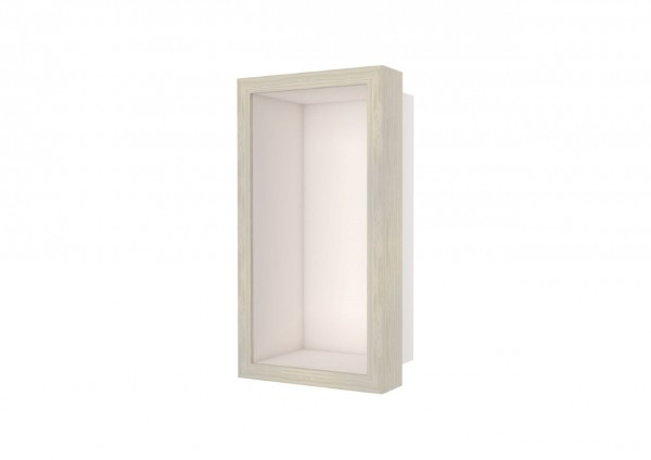 ESS Wandnische W-BOX Niche Creme Rahmen: Oak - Weisgewaschen, 150x300x100