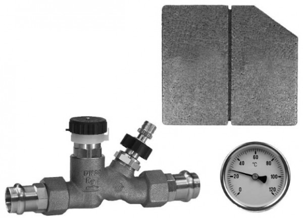 ABA System Zirkulationsventil QUICKTURN RG Sanpress/Profipress DN 12 15mm Set