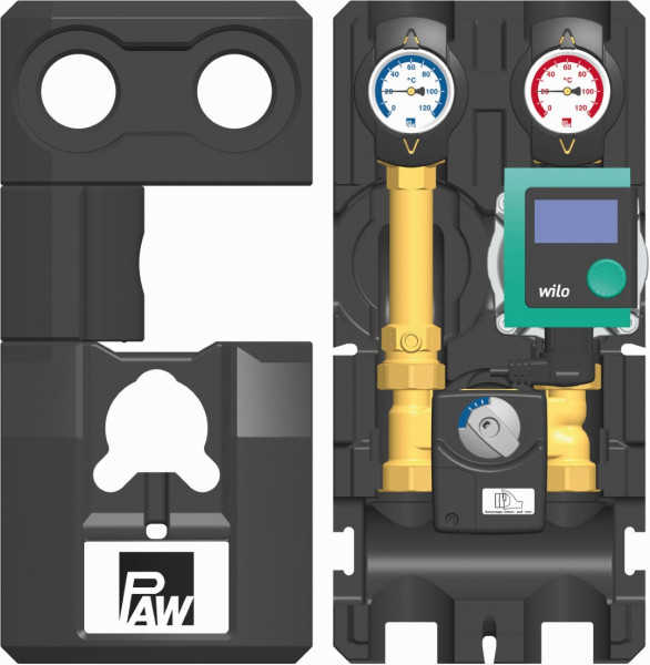 PAW HeatBloC K32 DN 20 3 Wege H-Mischer Motor SR2 Wilo Stratos PICO 15/1-6