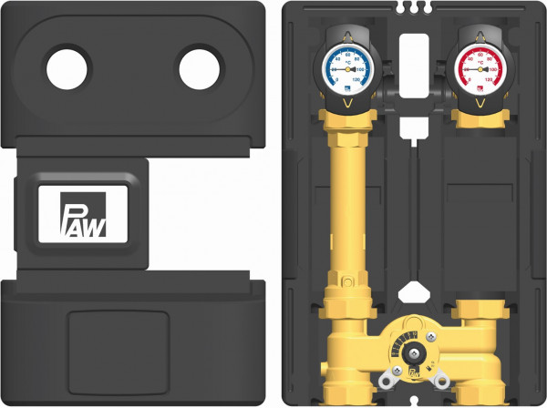 PAW HeatBloC K34 DN 25 3-Wege H-Mischer mit Bypass