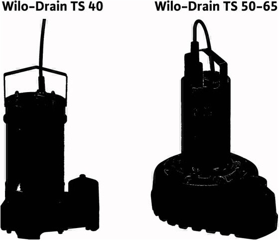 Wilo Schmutzwasser Tauchmotorpumpe Drain TS 50 H 133/22 CEE 2,2 kW 400 V