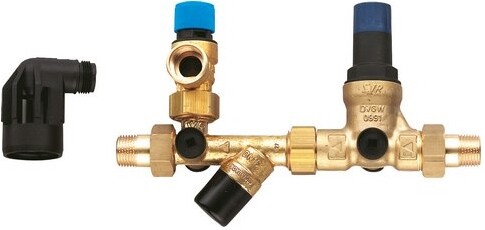 Junkers Bosch Sicherheitsgruppe 430 mit Druckminderer