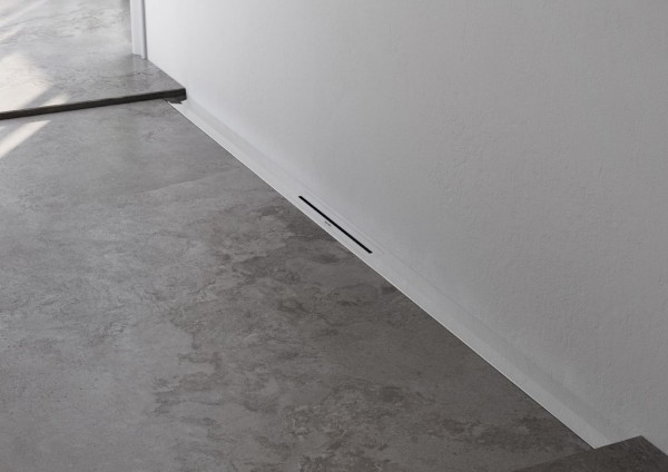 ESS Duschrinne R-Line Wall gebürstet 100 cm, komplettset