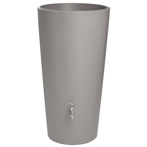 ewuaqua iWater Rainbowl Flower 150 l taupe PE-Regenwasserspeicher bepflanzbar