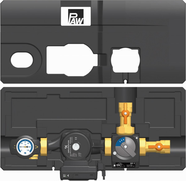 PAW RL Hochhaltg RHM DN 25 3 Weg Misch KVS = 10 1" IG, Motor SR5, isol GF UPML