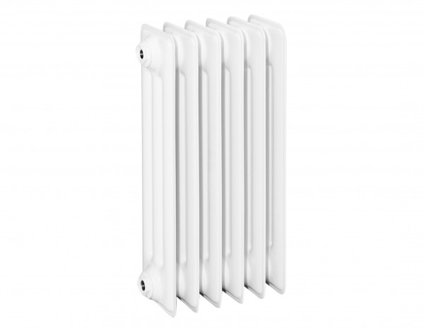 HG-TEC DIN-Stahlradiator RAL 9010 gep. 24 Glieder BH 600 NA 500 BL 1200 BT 160