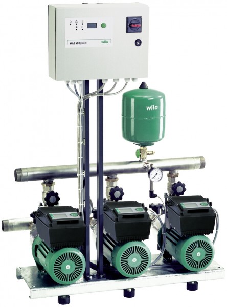Wilo Druckerhöhungsanlage Comfort Vario COR 3 MHIE 205/VR 230 V 3 Pumpen