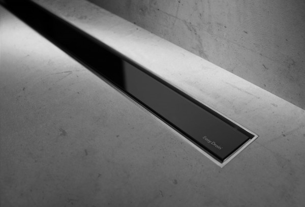 ESS Duschrinne Modulo TAF Glas Schwarz 60 cm