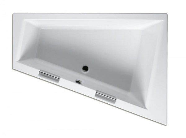 RIHO Raumsparwanne Doppio links 180x130cm, 315 l weiß