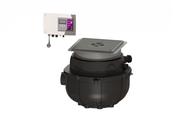 KESSEL Hebeanlage Aqualift S Compact Duo, GTF 1200, resist., Bodenpl., schw.
