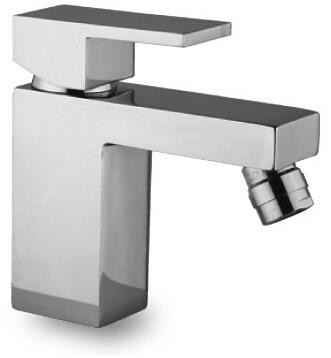 Herzbach Bidet Einlochbatt Neo Castell mit Zugstangen Ablgrt chr