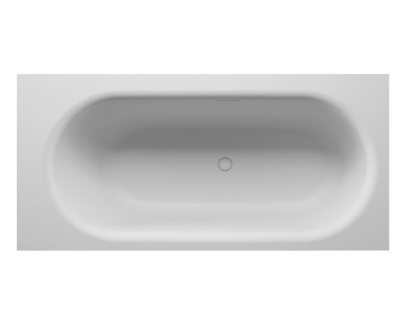 RIHO Badewanne Madrid freistehend 180x86cm, 196 l, 220 kg weiß