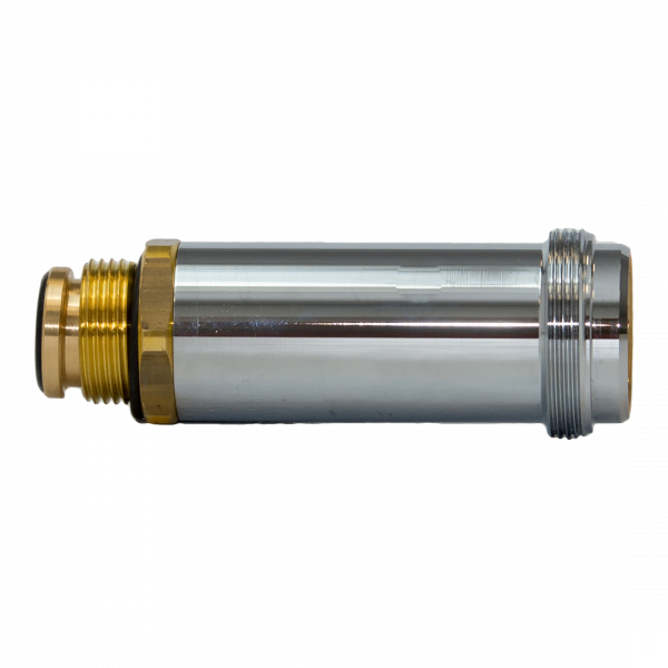 DELTAMESS Mantelrohr 3/4, verlängert um 30 mm, inkl. Wandabdeckrosette, Chrom