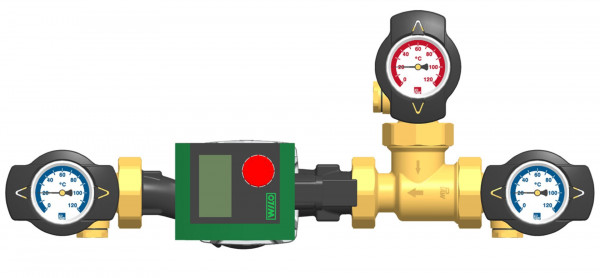 PAW RL Hochhaltg RHT DN 25 Therm Vent 45 C 1" IG Wilo Stratos PICO 25/1-6