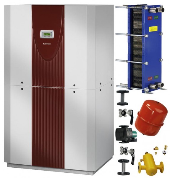 Dimplex Paket WSI Sole/Wasser Wärmepumpe 45TU