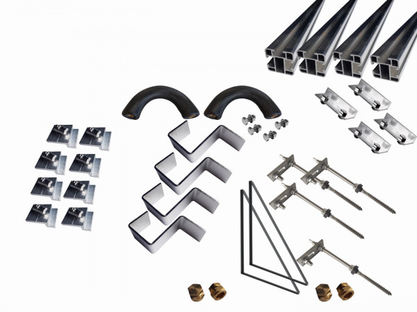 Thermic Energy Montagepaket 2er Erweiterung f. FK253 waagrecht Stockschrauben 15Grad