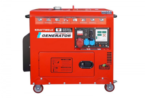 KRAFTWELE Diesel Generator SDG 9800S 9,8 kVA 25 Liter Tank