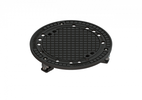 KESSEL Abdeckplatte Klasse D, Grauguss, mit Ventilation