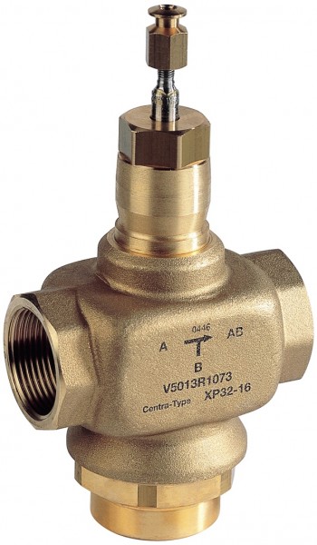 Honeywell Dreiwegeventil V5013R Rotguss, PN 16 DN 20, kvs Wert 6,3