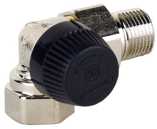 Honeywell Thermostatventilkörper BB Universalventil MS Winkeleck links 1/2"