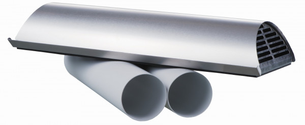 Blauberg MS Freshbox 100 chrome Montageset für Außenhaube unlackiert