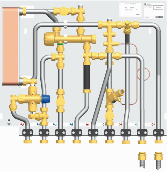 PAW HomeBloC Basic WRF WT 50 CU Lot, gem /ugem PM Regl 20 l/min TWW-Mischventil