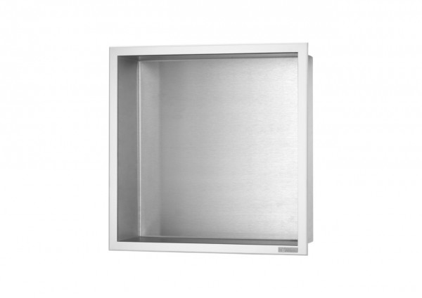 ESS Wandnische BOX 10 Edelstahl Poliert design Rahmen, 300x300x100