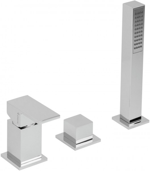 Herzbach 3 Loch Wannenb. Neo Castell ohne Auslaufgarnitur chr