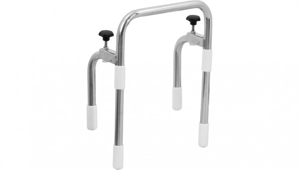 AS Wannenklemmgriff Edelstahl 1.4301 420x290mm m. 2 Arretierungsschr.,poliert