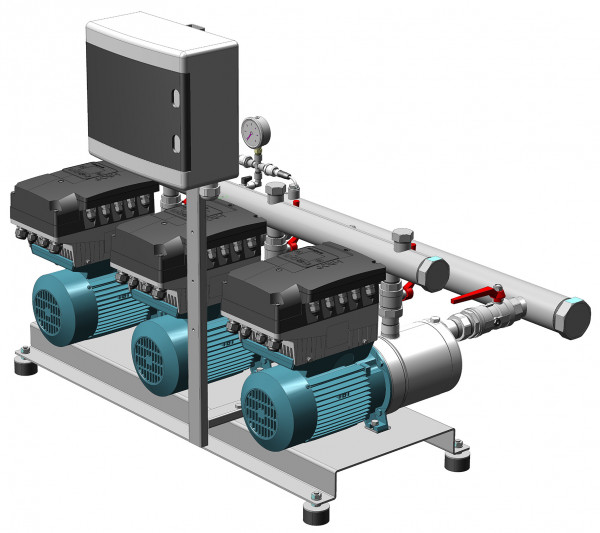 Calpeda BS3V 3 MXH805/B-ITT Druckerhöhungsanlage m. 2 MXH805/B-ITT