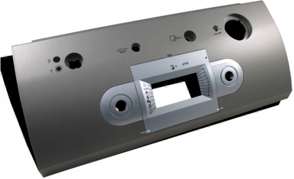 Wolf Regelungsabdeckung TopOne silber