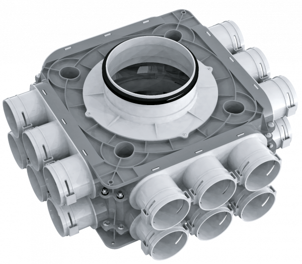 Blauberg BlauFast SR 200/63x18 51P Kunststoffverteilerkasten