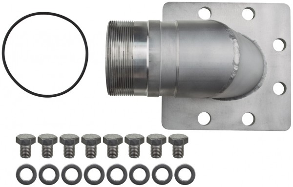 Wilo Rohrbogen 90Grad Edelstahl m Schlauchtülle d=90mm AG G 3
