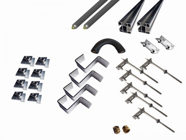 Thermic Energy Montagepaket 2er Grundset für FK253 waagrecht Stockschrauben