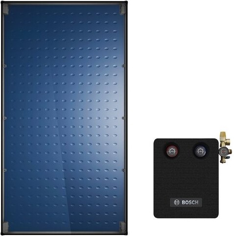 Junkers Bosch Systempaket Condens 7000 F Solar, Aufdach SO701, SO7000TFV, 2 / 5,1