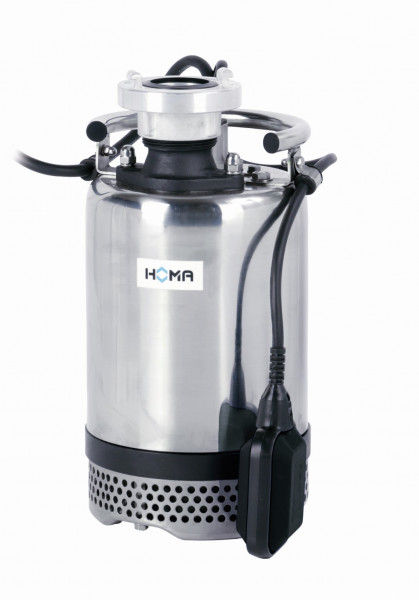 HOMA Motorumflutete Baupumpe mit Schwimmer HBP507 WA