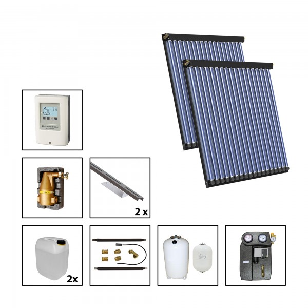 Solarbayer CPC NERO Solarpaket 2 - B Fläche m2: Brutto 6,52 / Apertur 5,66