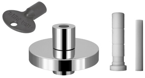 ABA Design Fertigmontageset QUICKTURN f UP Vent BehMod. ET 65 120mm chrom